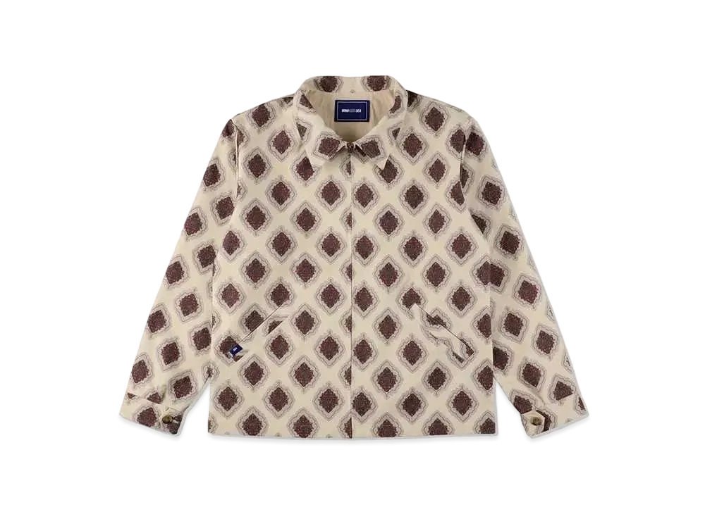 WIND AND SEA Ikat.D Pattern Canvas Jacket "One"