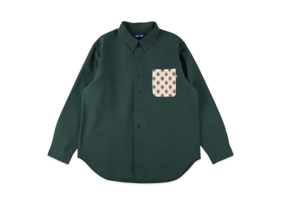 WIND AND SEA Ikat.D Switch Pocket Shirt "Green"