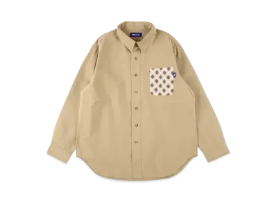 WIND AND SEA Ikat.D Switch Pocket Shirt "Beige"