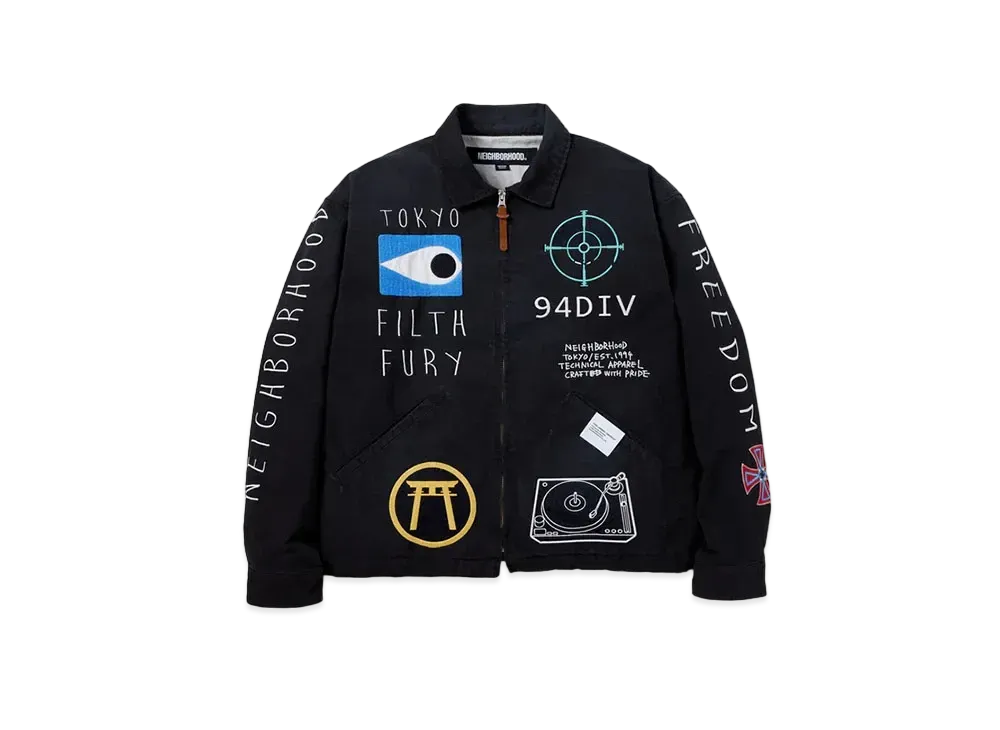 NEIGHBORHOOD Savage Souvenir Jacket "Black"