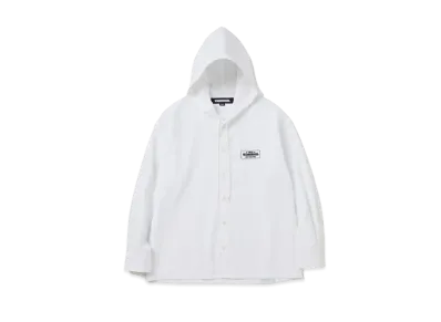 NEIGHBORHOOD Hooded Shirt LS "White"