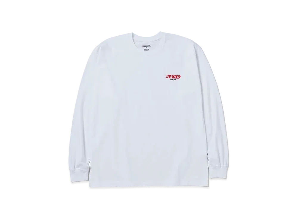 NEIGHBORHOOD NH . Tee LS-6 "White"