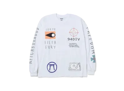 NEIGHBORHOOD NH . Tee LS-10 "White"