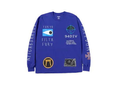 NEIGHBORHOOD NH . Tee LS-10 "Blue"