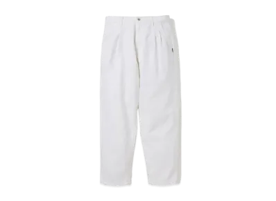 NEIGHBORHOOD Baggysilhouette Two Tuck Pants "White"