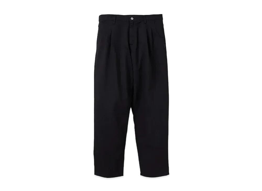 NEIGHBORHOOD Baggysilhouette Two Tuck Pants "Black"