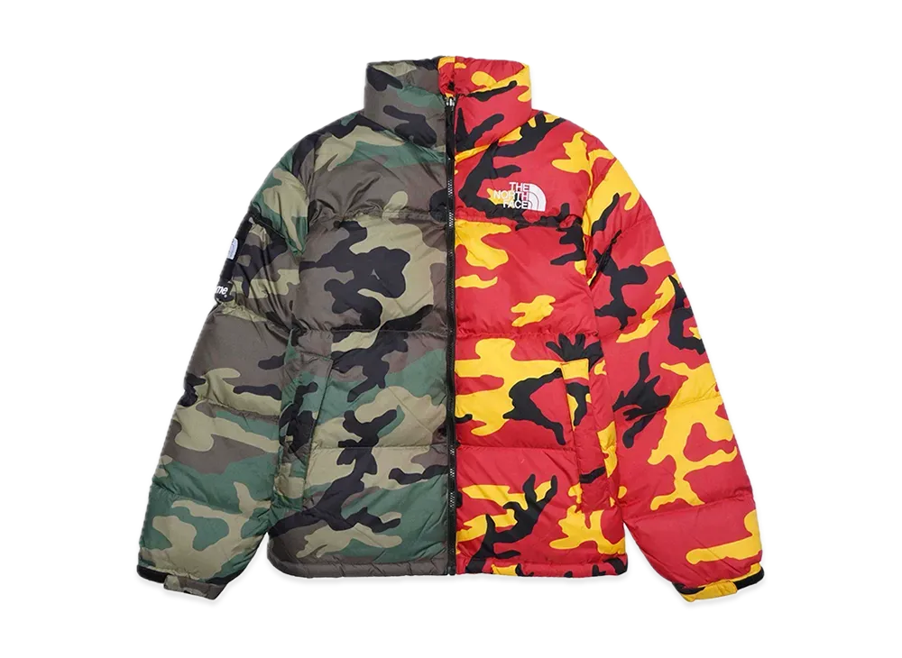 Supreme x The North Face Split Nuptse Jacket "Camo"