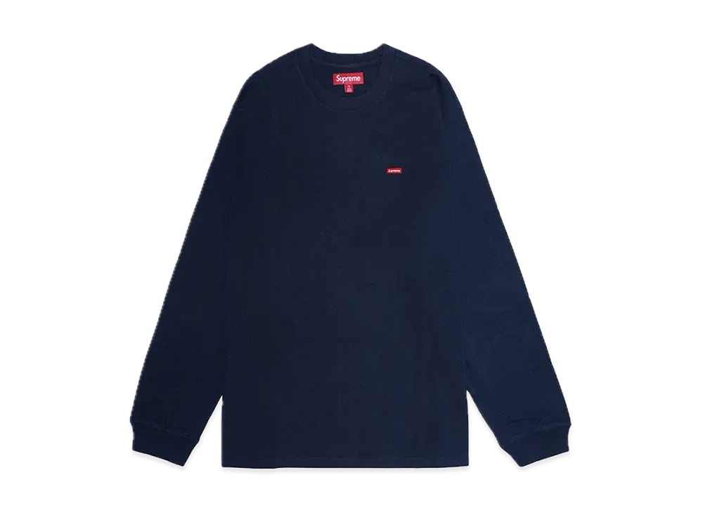 Supreme Small Box L/S Tee "Navy"(24SS)