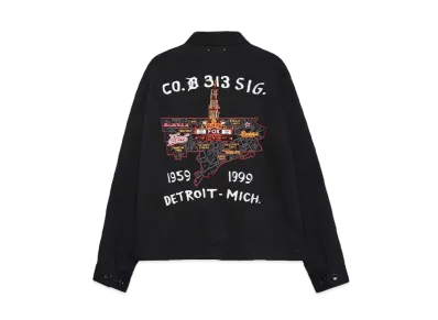 MINEDENIM Detroit City Souvenir JKT "BLACK"
