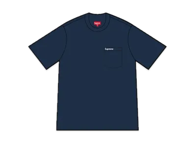 Supreme S/S Pocket Tee "Navy"(24SS)