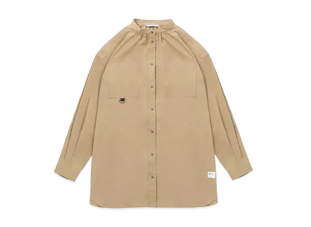 NANGA Women's Hinoc Ripstop Camp Shirt "Beige"