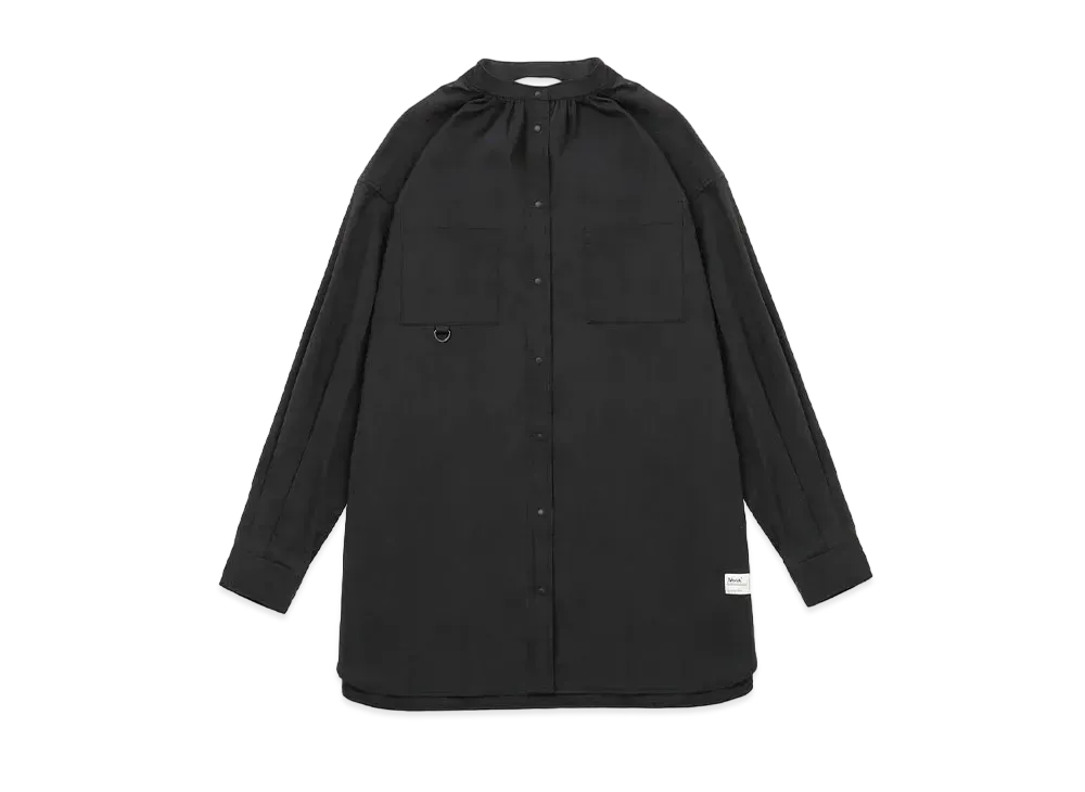 NANGA Women's Hinoc Ripstop Camp Shirt "Black"