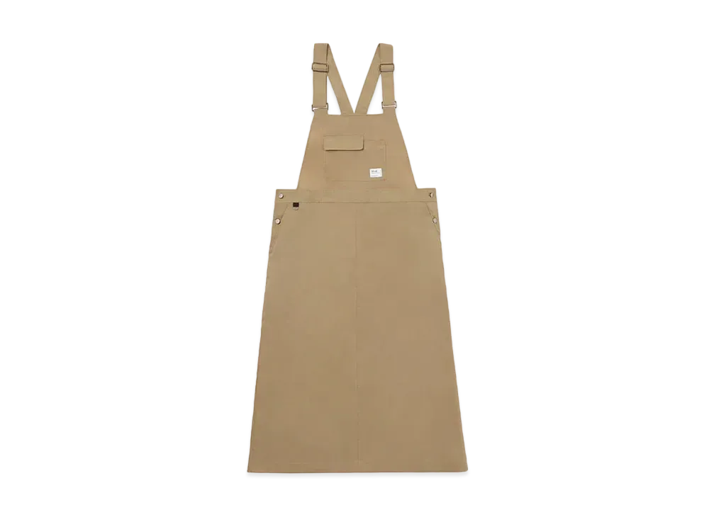 NANGA Women's Hinoc Ripstop Field Overalls Skirt "Beige"