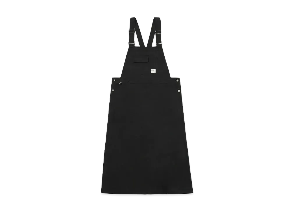 NANGA Women's Hinoc Ripstop Field Overalls Skirt "Black"