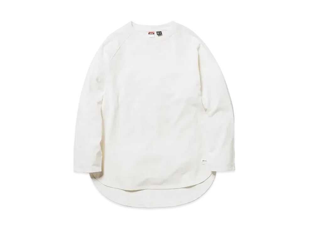 NANGA Women's Eco Hybrid Raglan Sleeve Tunic Tee "White"