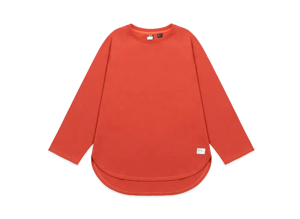 NANGA Women's Eco Hybrid Raglan Sleeve Tunic Tee "Orange"