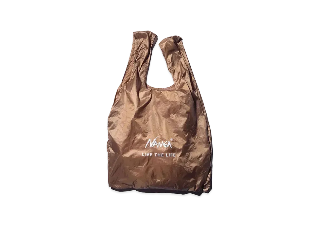 NANGA Pocketable Eco Bag (Live the Life) "Coyote"
