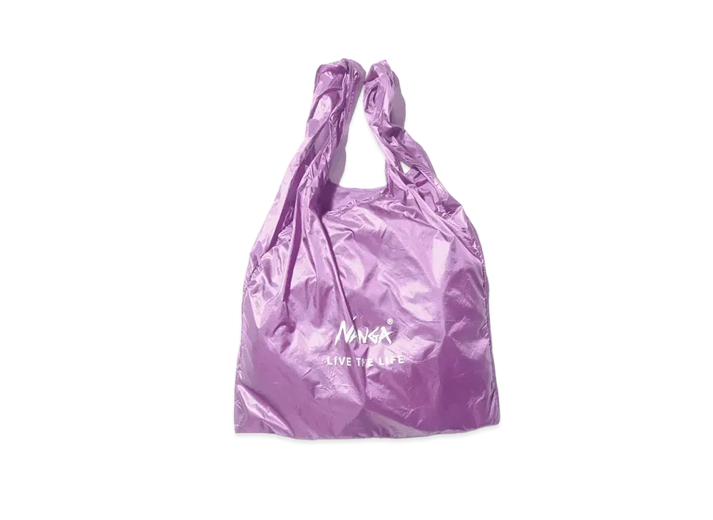 NANGA Pocketable Eco Bag (Live the Life) "Mauve"