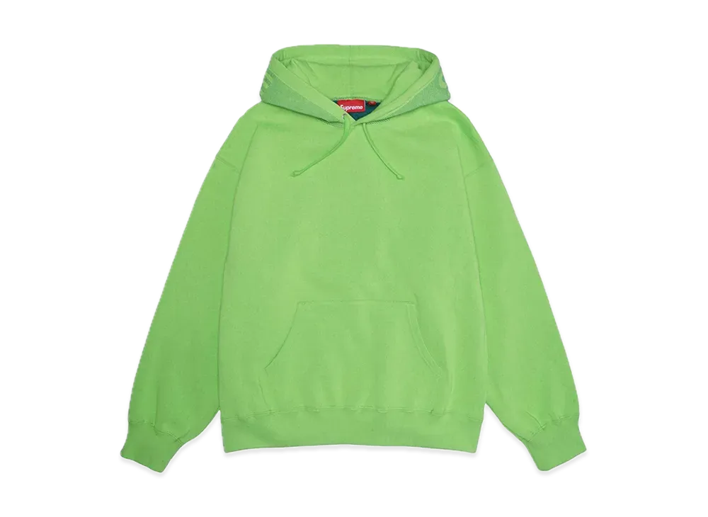 Supreme Jacquard Stripe Hooded Sweatshirt "Bright Green
"