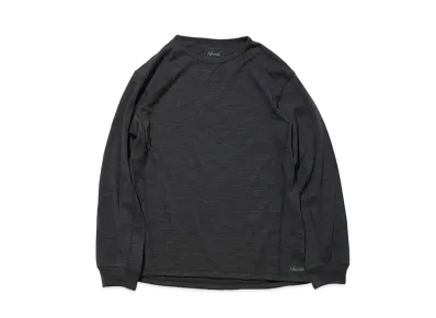 NANGA Merino Wool Base Layer L/S Top "Grey"