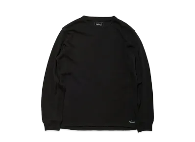 NANGA Merino Wool Base Layer L/S Top "Black"