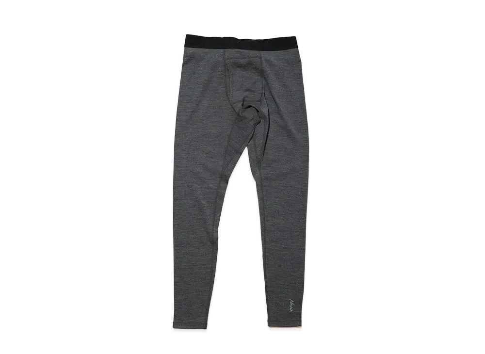 NANGA Merino Wool Base Layer Leggings "Grey"