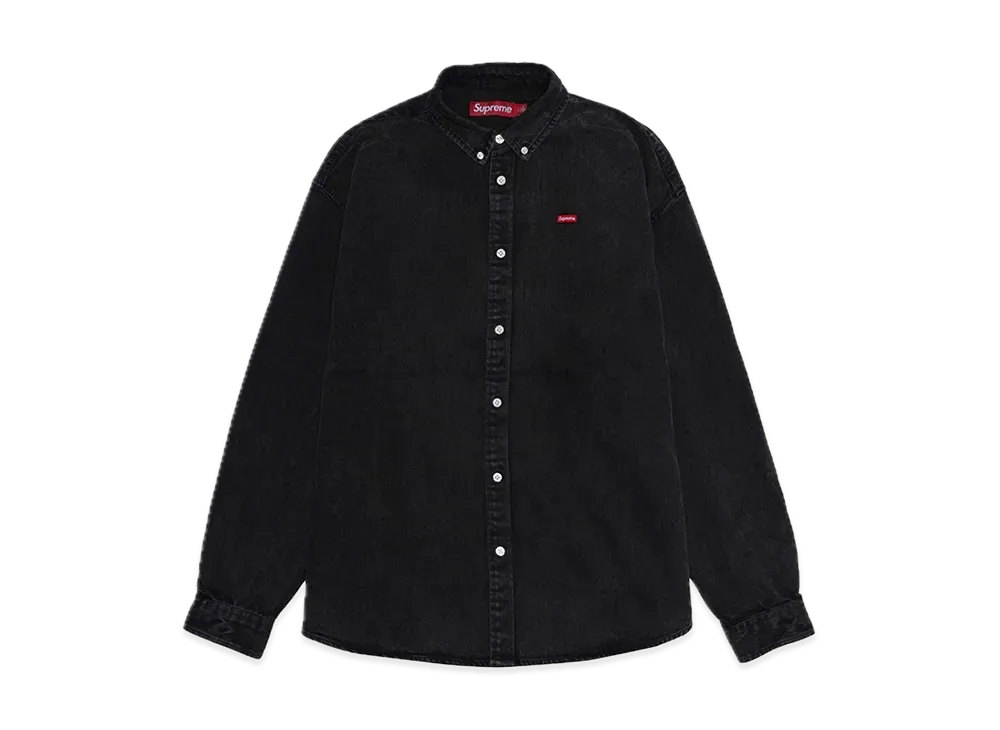 Supreme Small Box Shirt "Washed Black" (24SS)