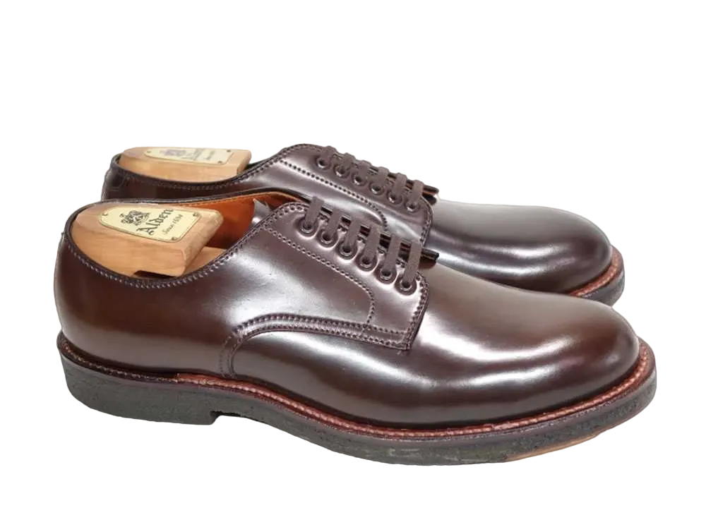 ALDEN Plain Toe Blucher by THE LAKOTA HOUSE 379X Shell Cordovan "Cigar" N7407 D Plantation Sole