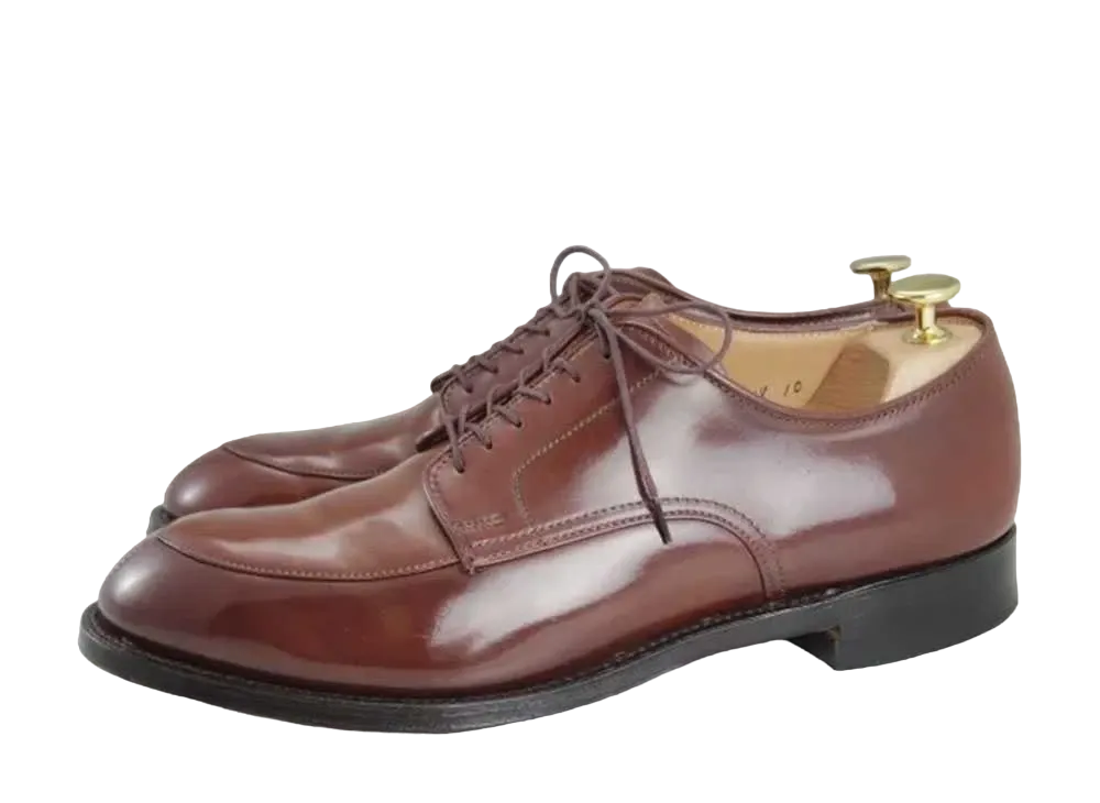 ALDEN Algonquin Ox. Modified Shell Cordovan "Ravello" 54381 D Single Leather Sole