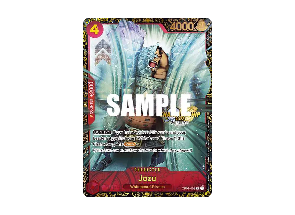 ジョズ R [OP02-008]【英語版】(プロモーションカード「バディバトルチャンピオンカード」)