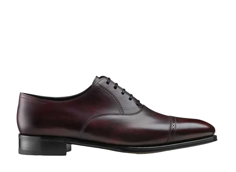 JOHN LOBB Philip II 7000 Museum Calf "Plum" E Prestige Leather Sole