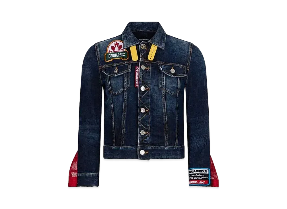 Dsquared2 x Rolling Stones Denim Kaban "Blue"