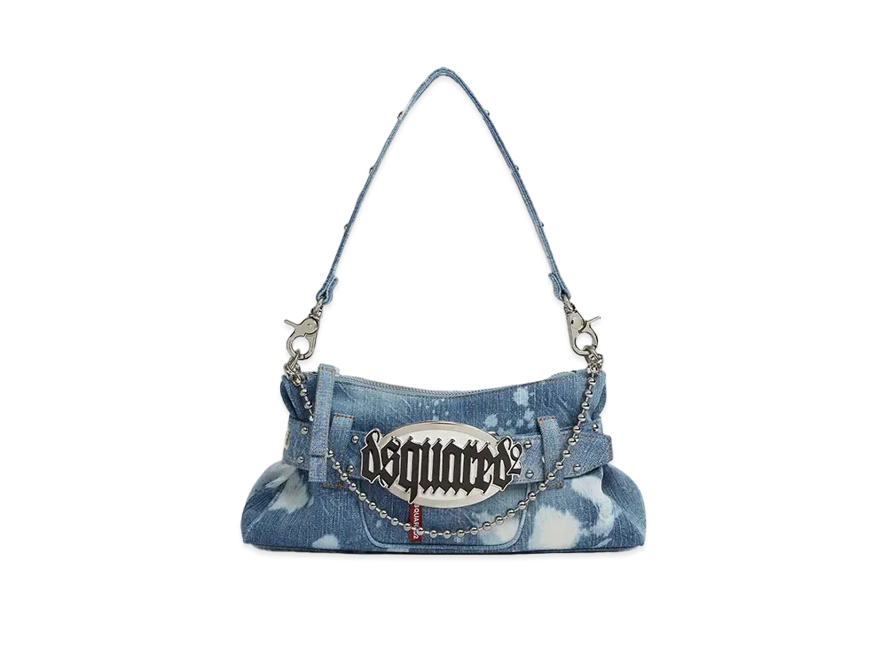 Dsquared2 x Rolling Stones Gothic Dsquared2 Belt Bag "Denim"