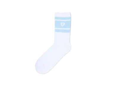 A BATHING APE Logo College Socks "White"