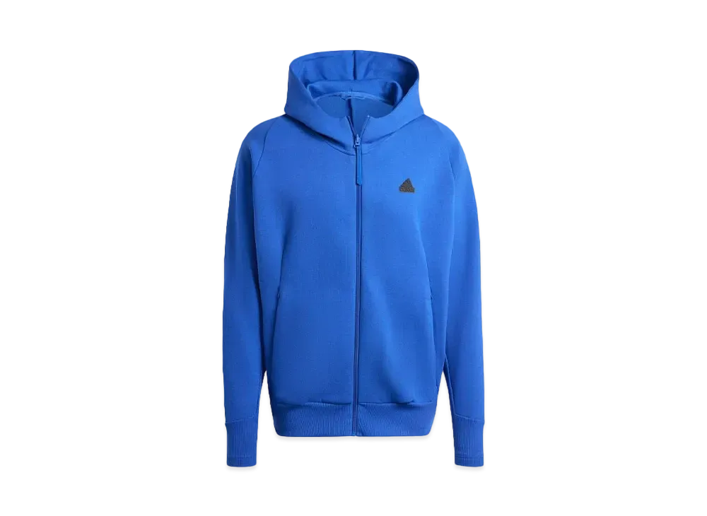 adidas Z.N.E. Premium Full Zip Hooded Track Jacket "Semilcid Blue"