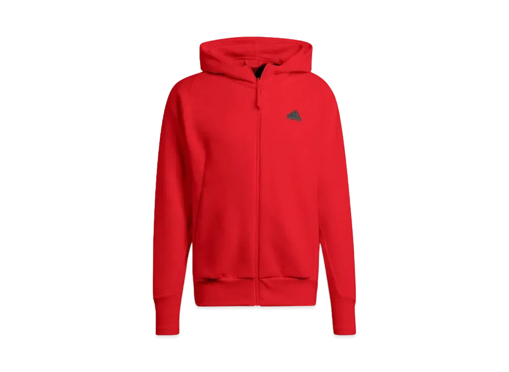 adidas Z.N.E. Premium Full Zip Hooded Track Jacket "Better Scarlet"