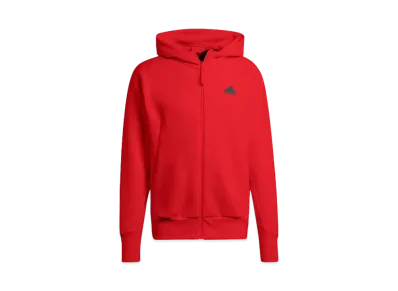 adidas Z.N.E. Premium Full Zip Hooded Track Jacket "Better Scarlet"