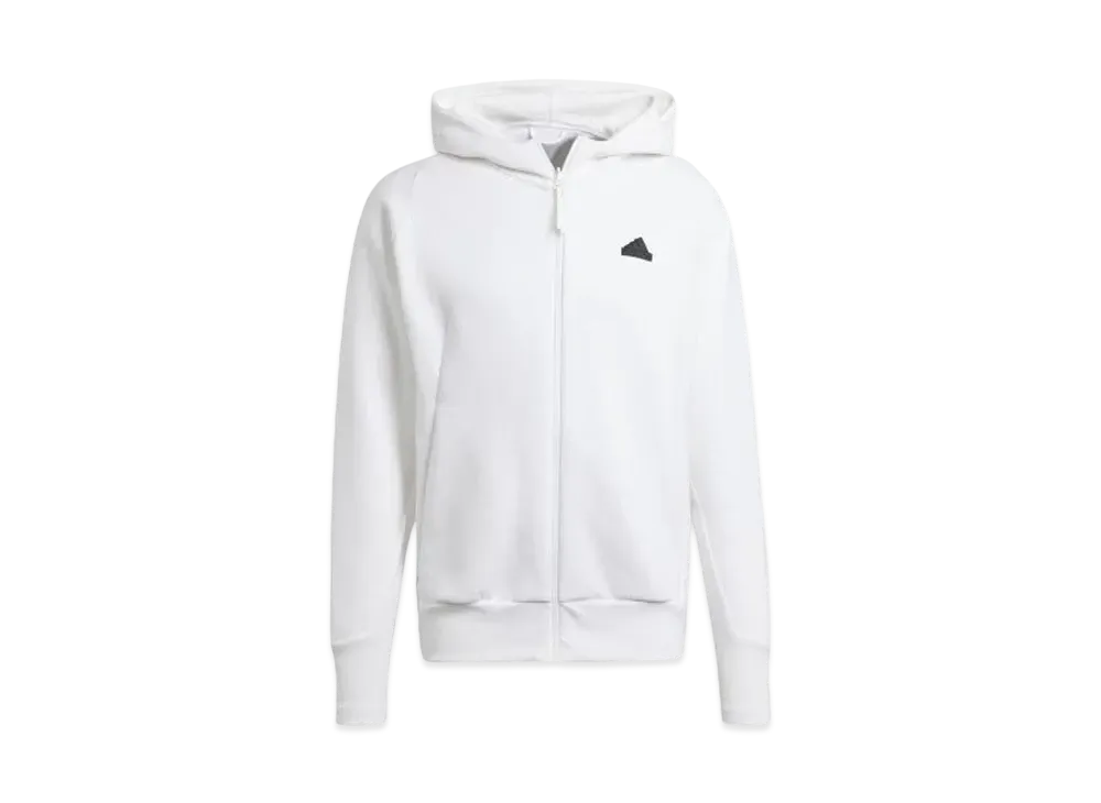 adidas Z.N.E. Premium Full Zip Hooded Track Jacket "White"