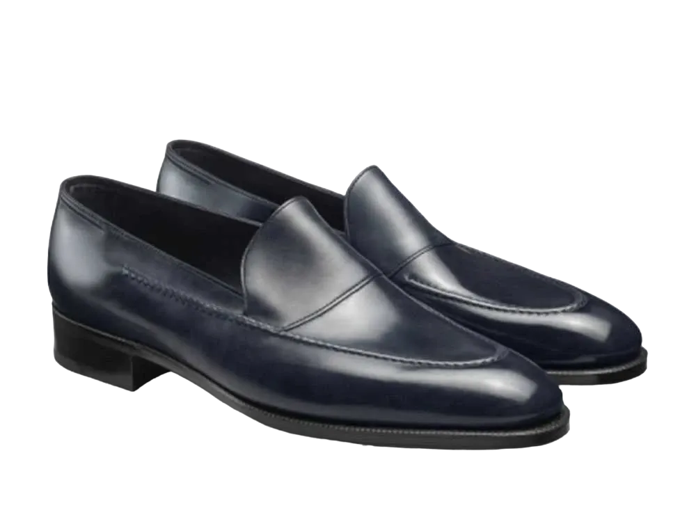 JOHN LOBB 2023 Mayfair 7000 Marble Calf "Navy" E Prestige Leather Sole