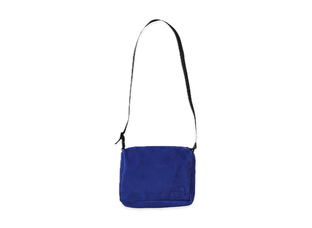 Supreme x The North Face Suede Shoulder Bag "Blue"