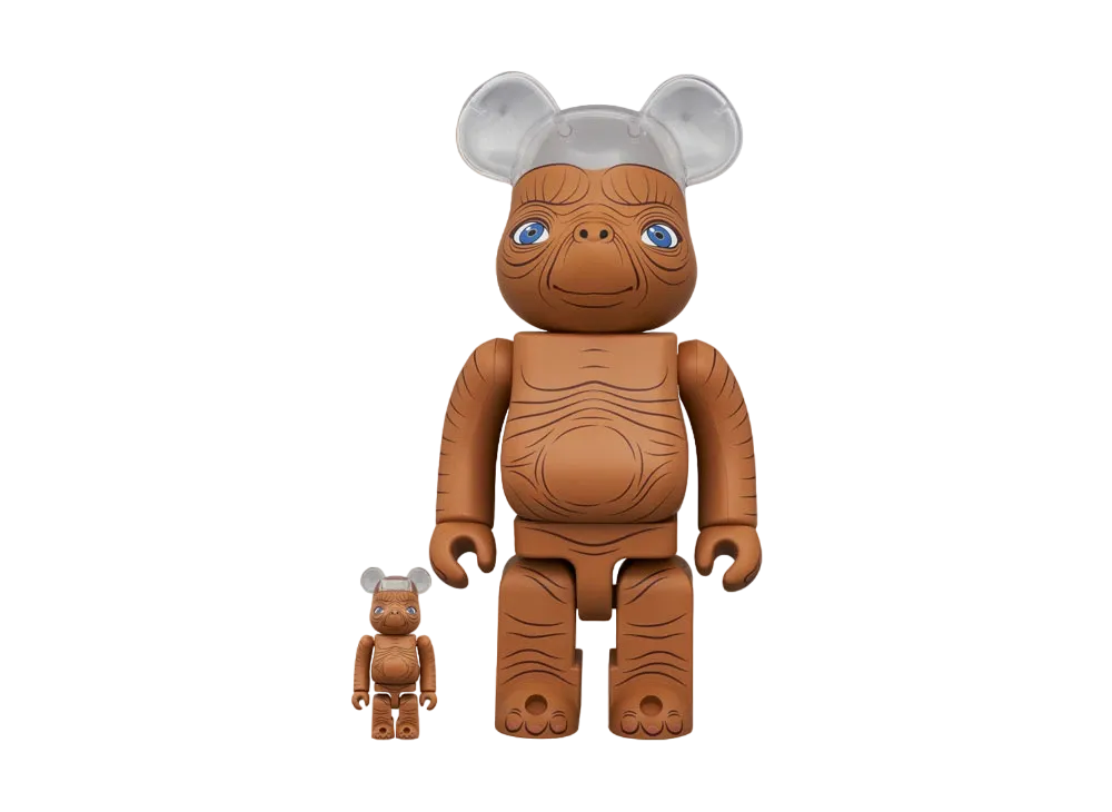 MEDICOM TOY "BEARBRICK" -E.T.- E.T. 100% & 400%