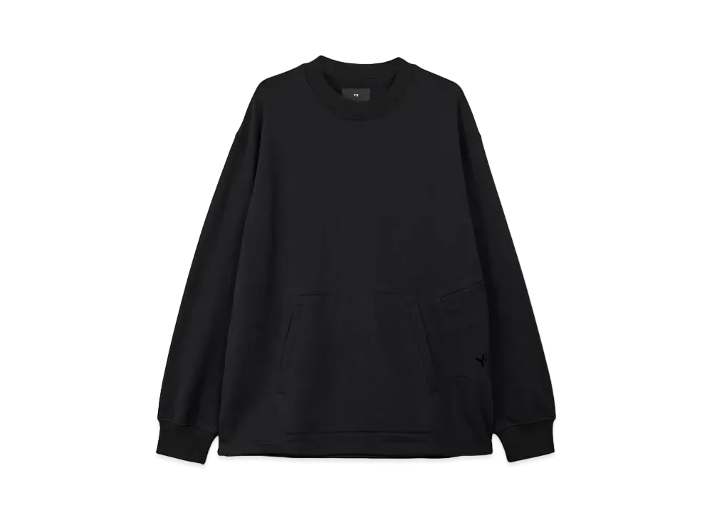 Y-3 Logo Crew "Black"