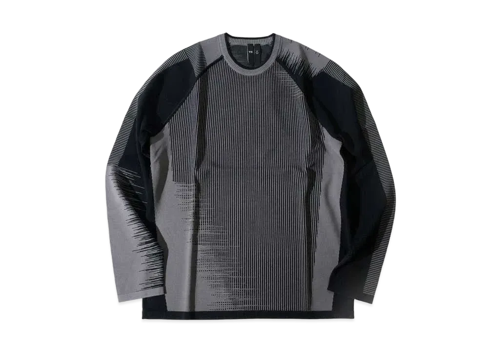 Y-3 M ENG Knit Sweat "Black/Vista Gray"