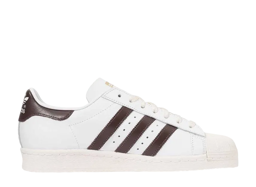 新品 未使用 アディダス スーパースター 82 27cm ホワイト×ブラウン adidas Originals Superstar 82