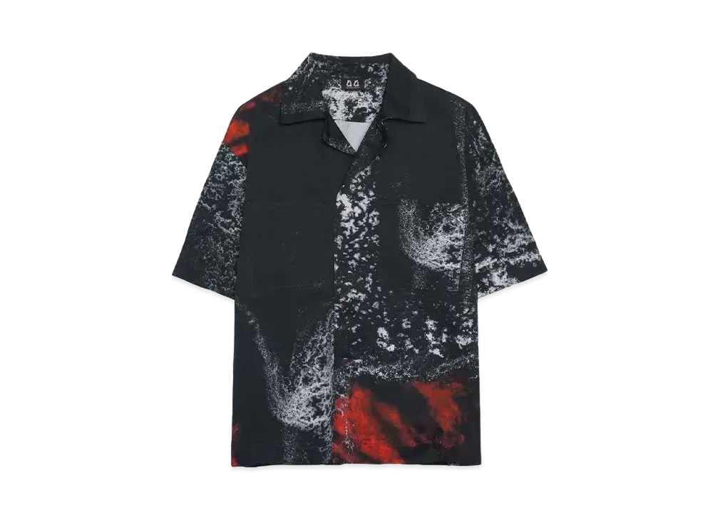 44 LABEL GROUP ASH BOWLING SHIRT "BLACK + ASHES"
