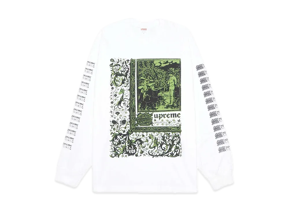 Supreme Saint Sebastian L/S Tee "White"