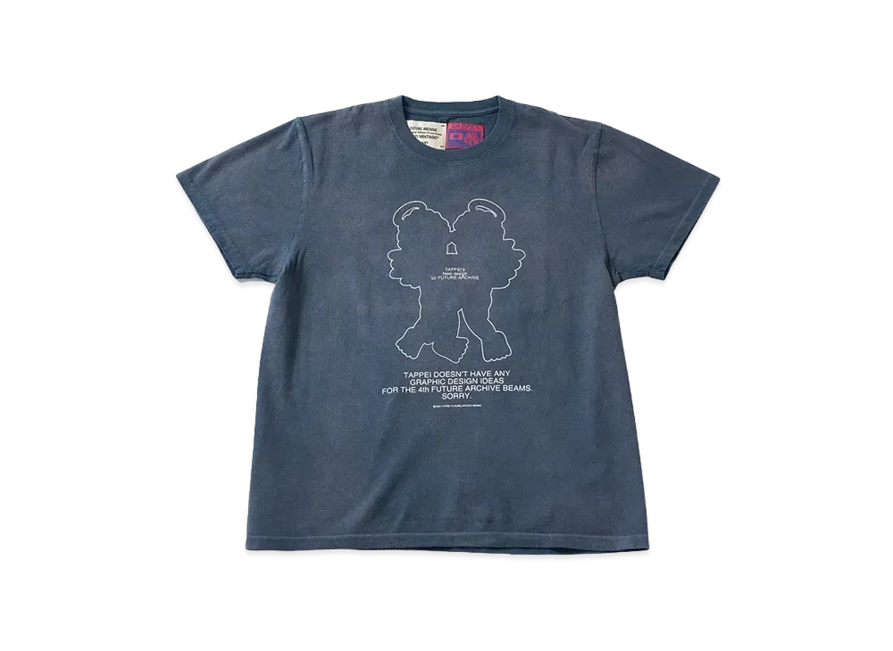 TAPPEI x FUTURE ARCHIVE T-shirt #2 "Dark Navy"