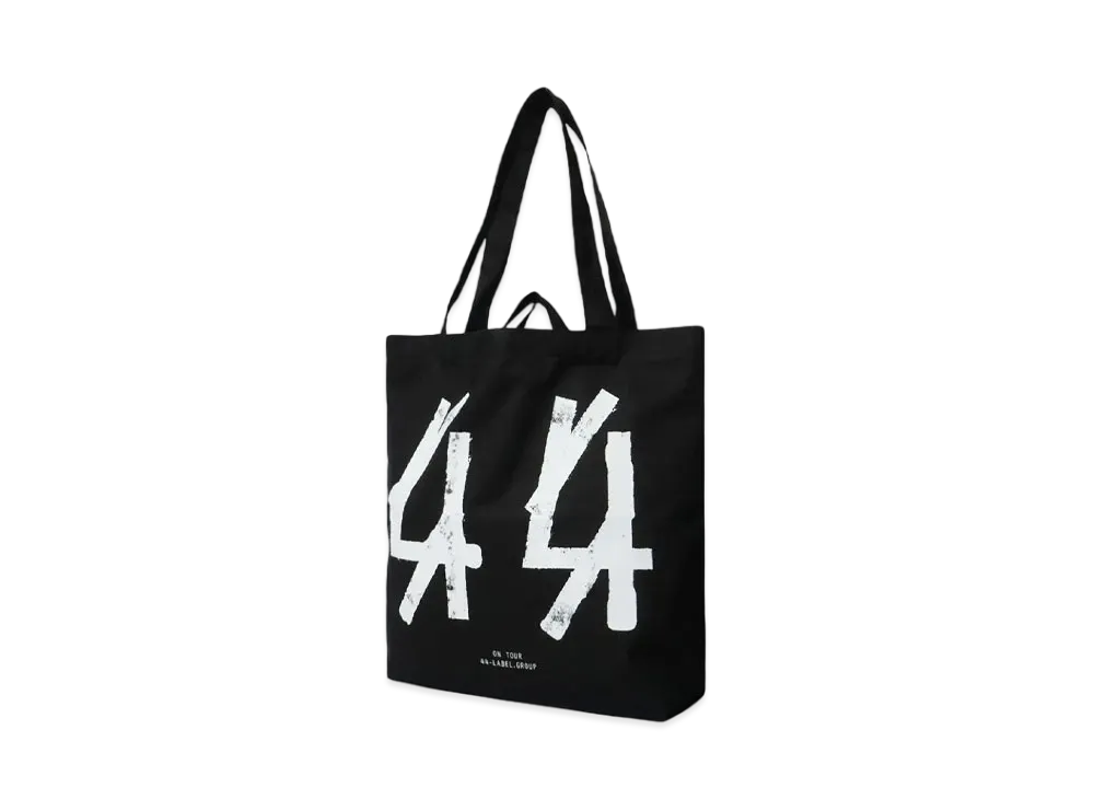 44 LABEL GROUP CONCRETE TOTE BAG "BLACK"
