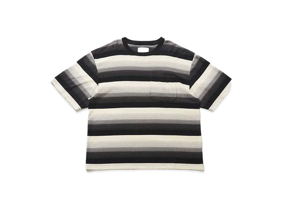 SUGARHILL MULTI STRIPE BIG TEE "BLACK STRIPE"