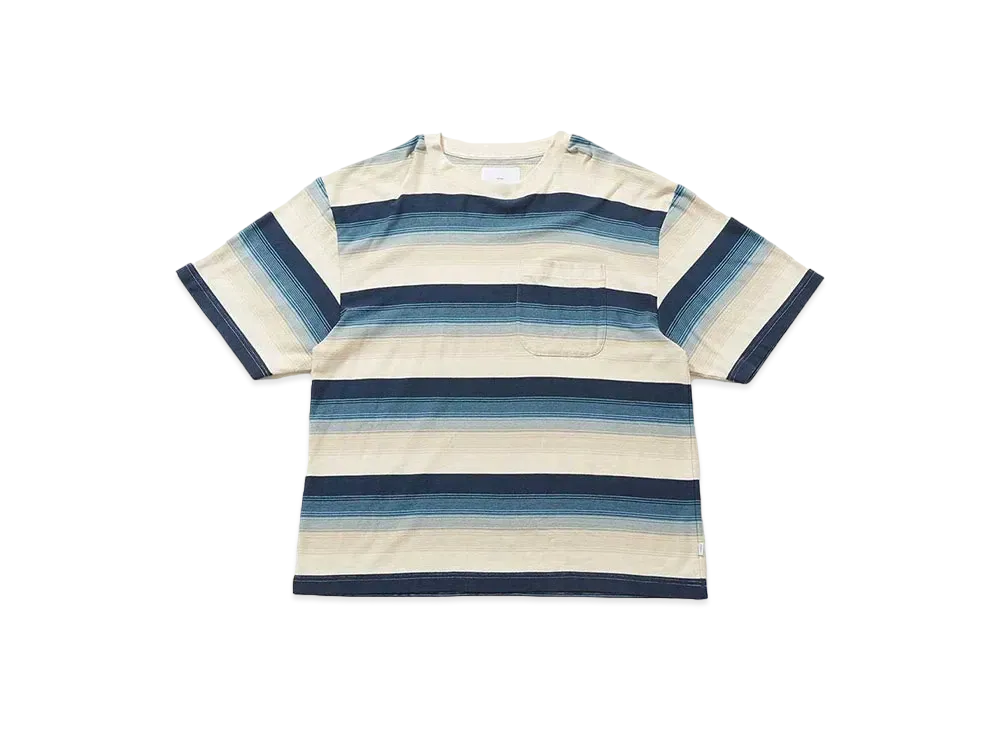SUGARHILL MULTI STRIPE BIG TEE "BLUE STRIPE"
